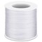 White Nylon String for Bracelets, 0.8mm Nylon Thread Braided Nylon Cord Wind Chime Outdoor Twine String for Beading, Necklaces, Blinds, DIY Craft, Jewelry Making